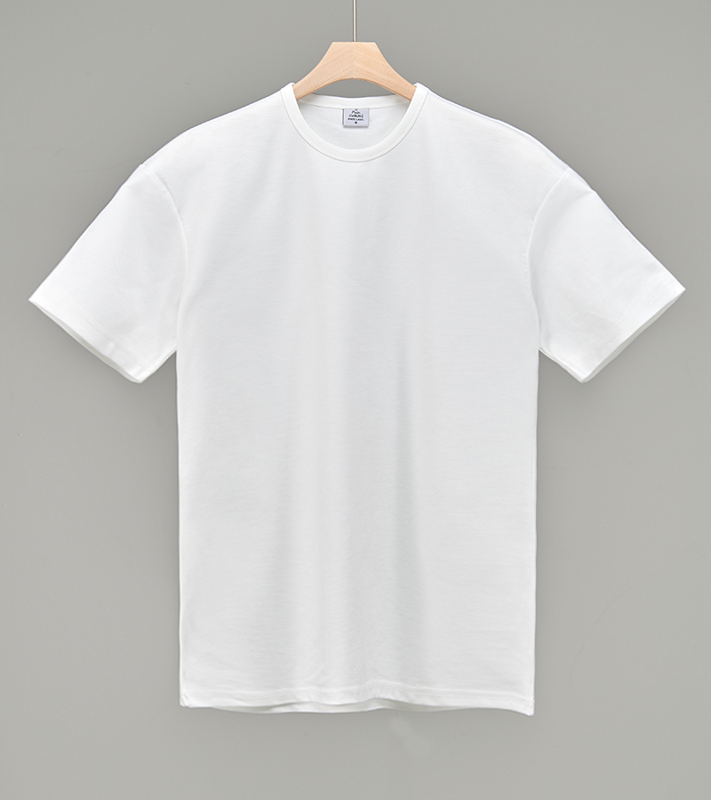 [실키옴므] 박스핏 크루넥 티셔츠